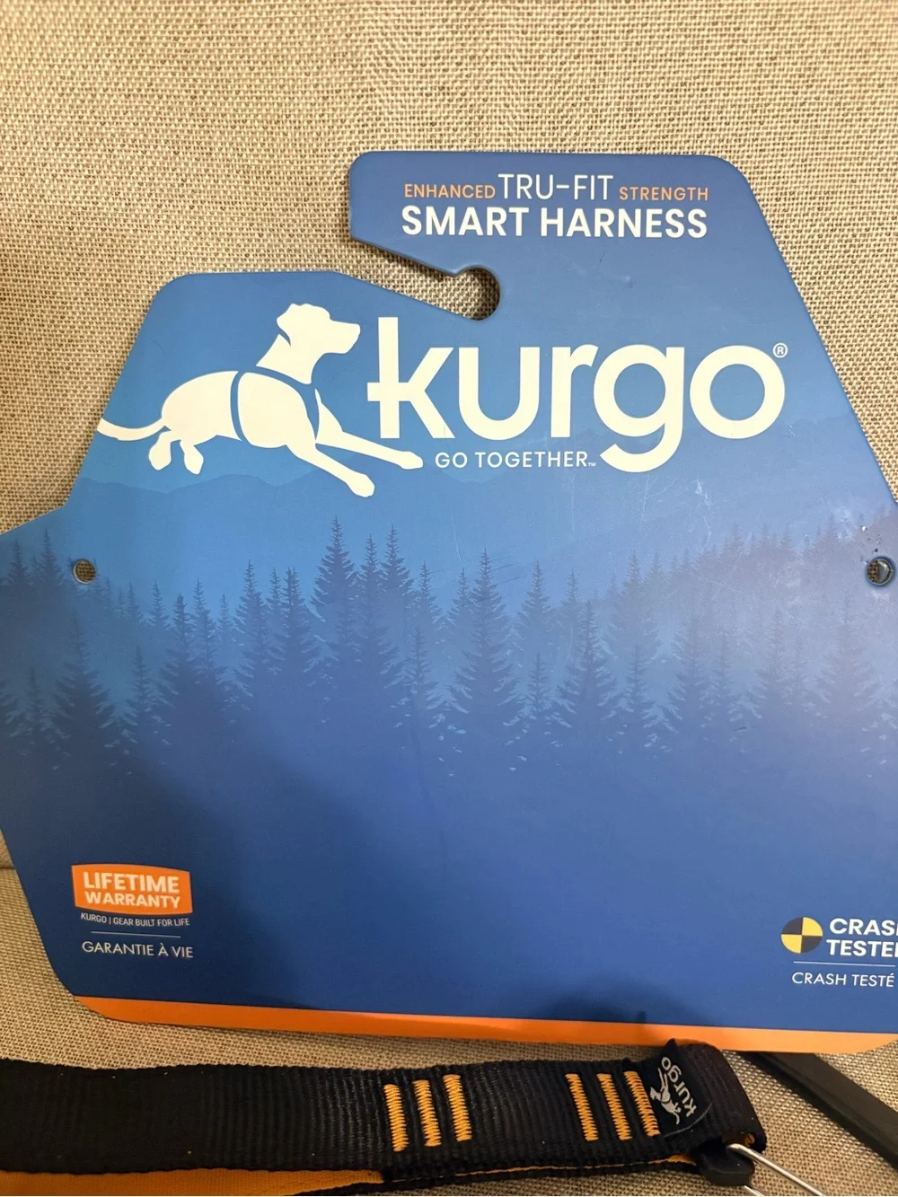 Kurgo Black No-Pull Chest Harness with Quilted Padding